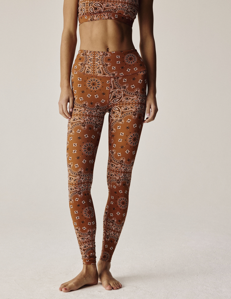 YOGA LEGGING TERRACOTTA BANDANA