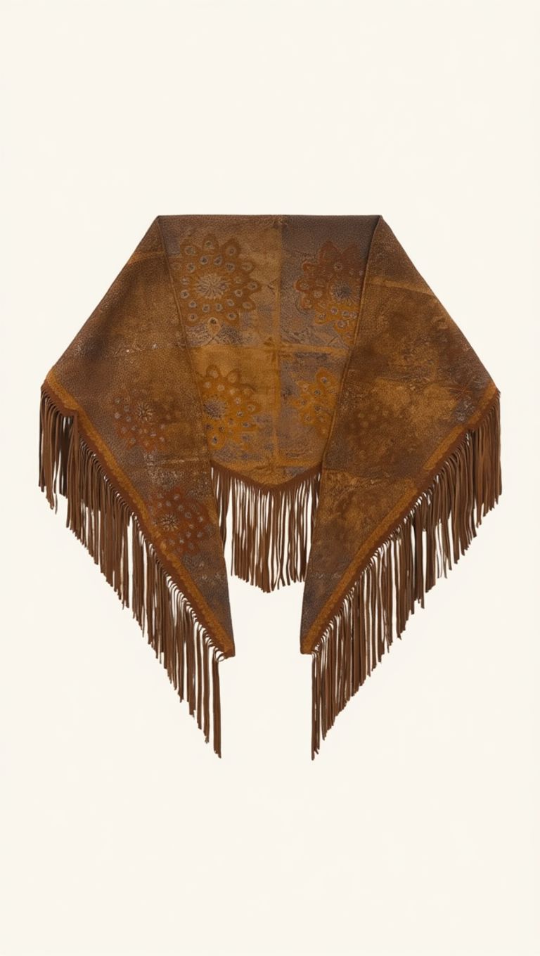 Suede bandana Embossed