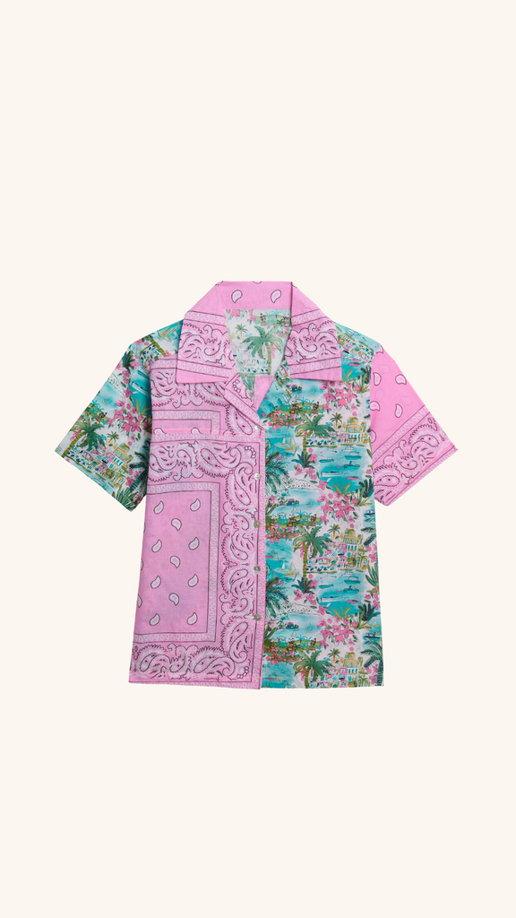 Shirt Hawai Pink Bandana