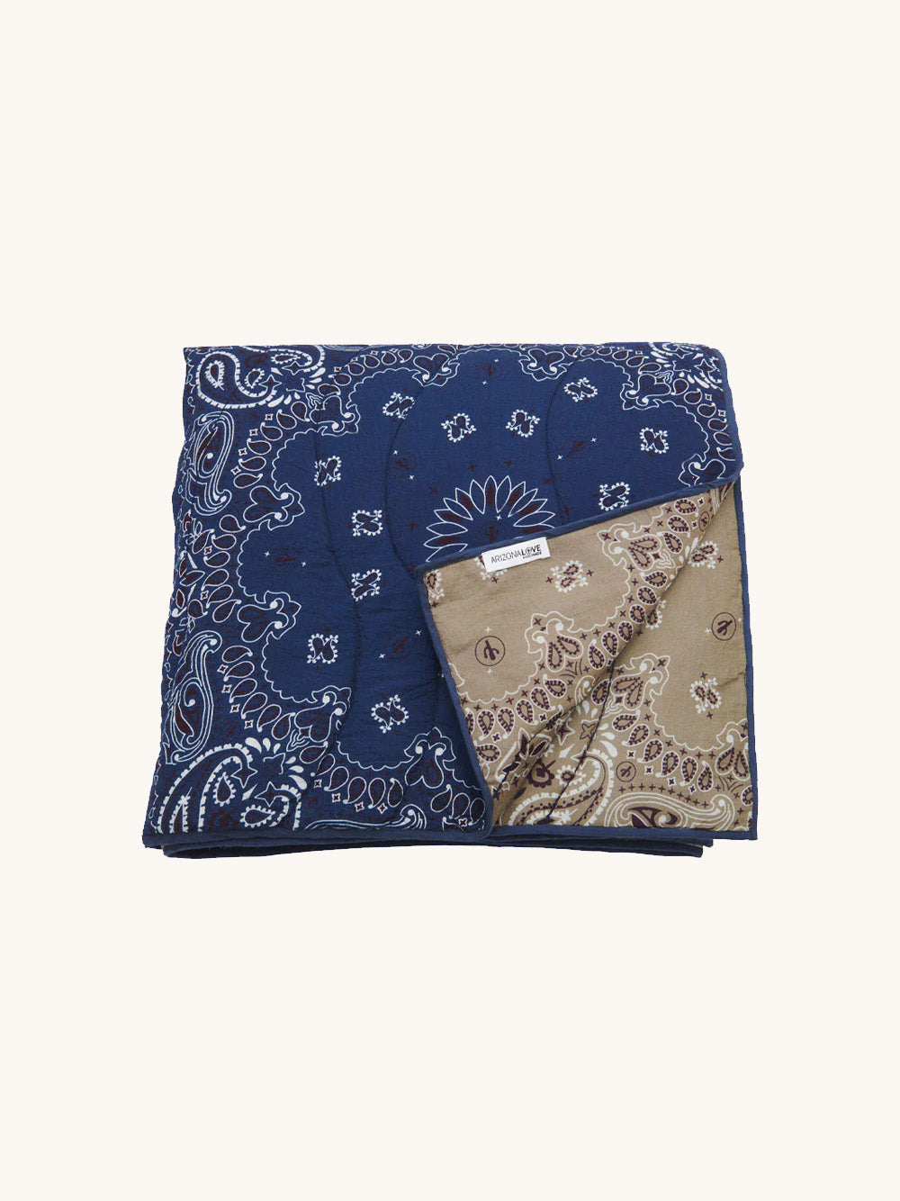 Navy Kaki Bandana Blanket
