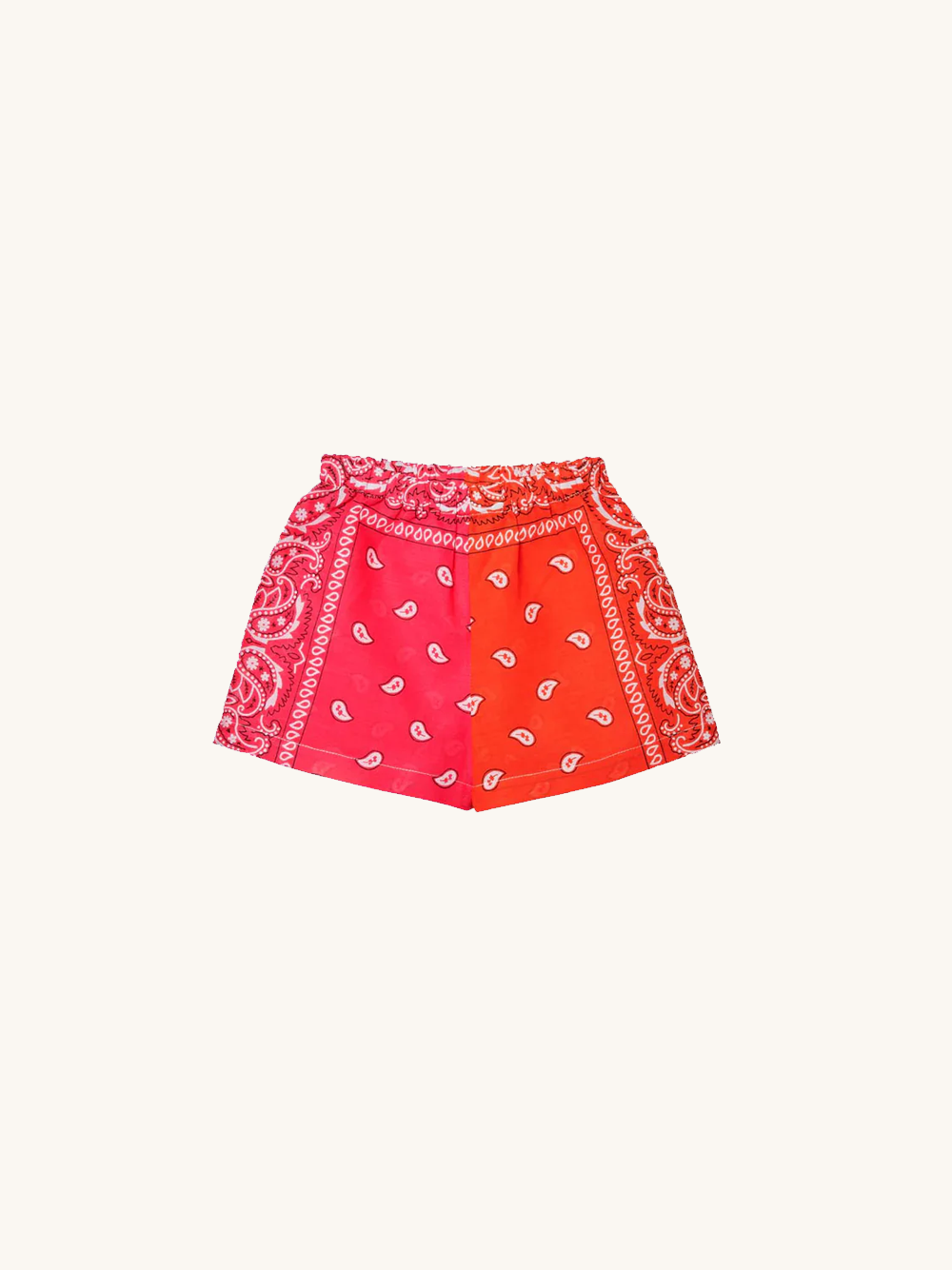 Bandana Pink Orange Short Kids