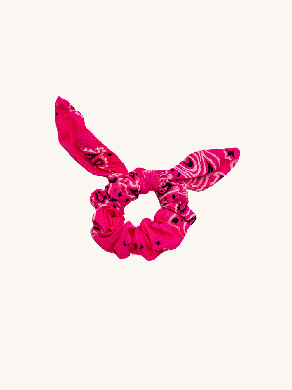 Scrunchy Chouchou Fluo Fuchsia