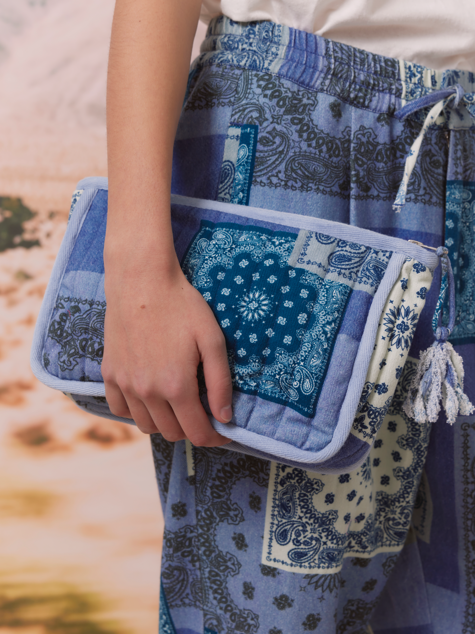 Pochette en jean