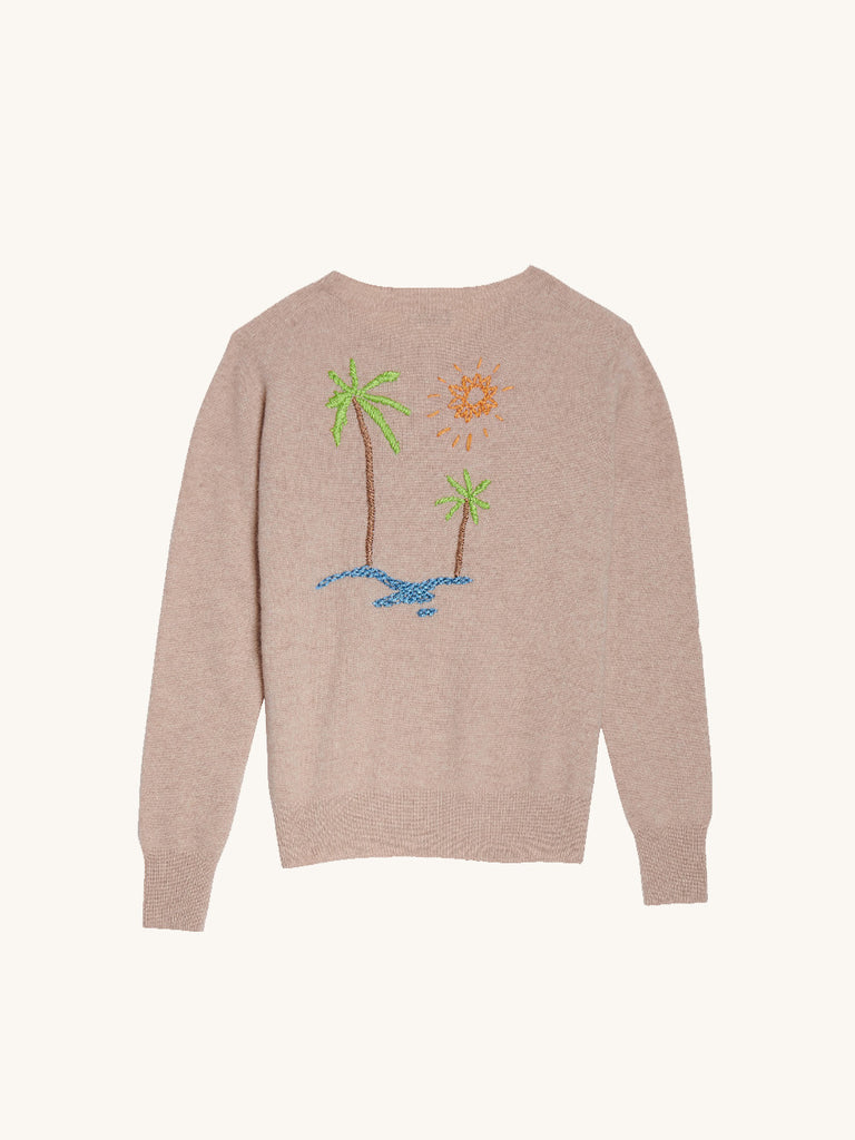 CASHMERE PULL PALM TREE