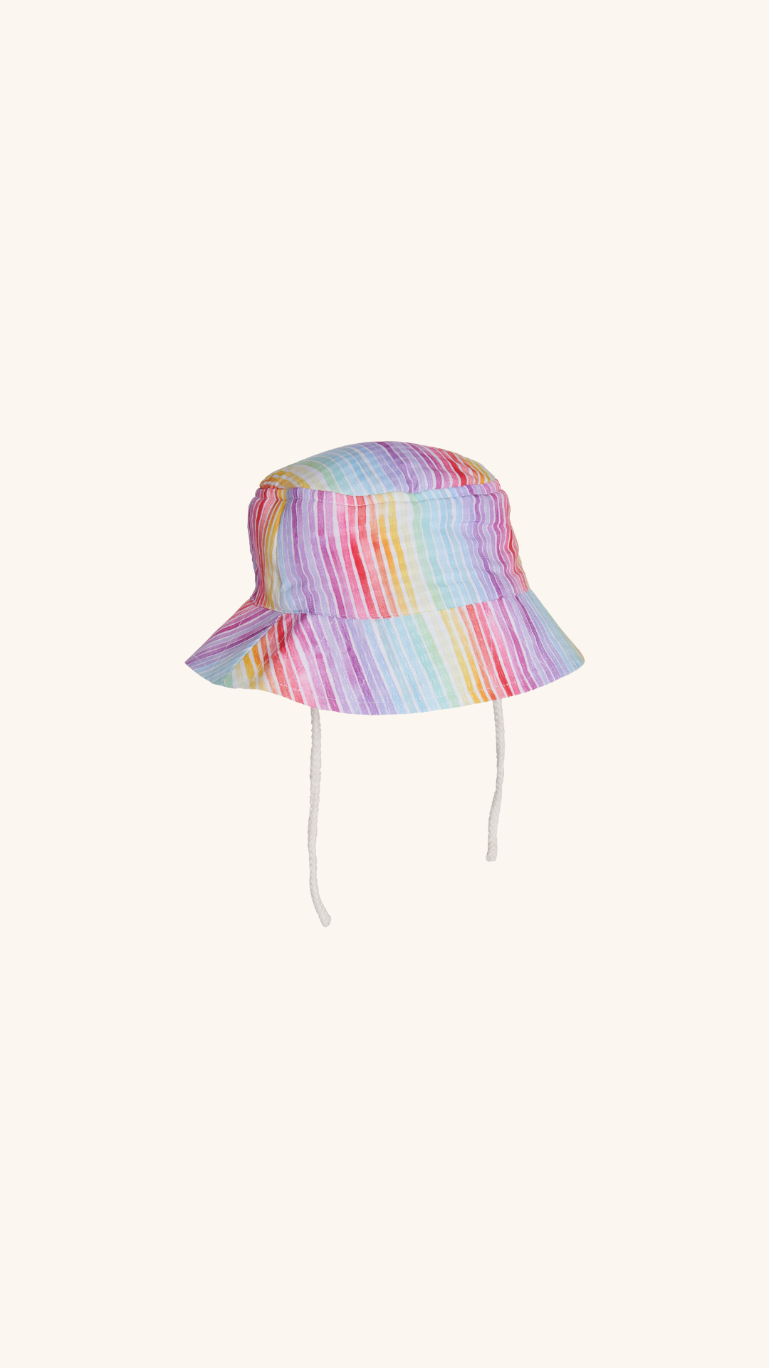 Chapeau à rayures multi