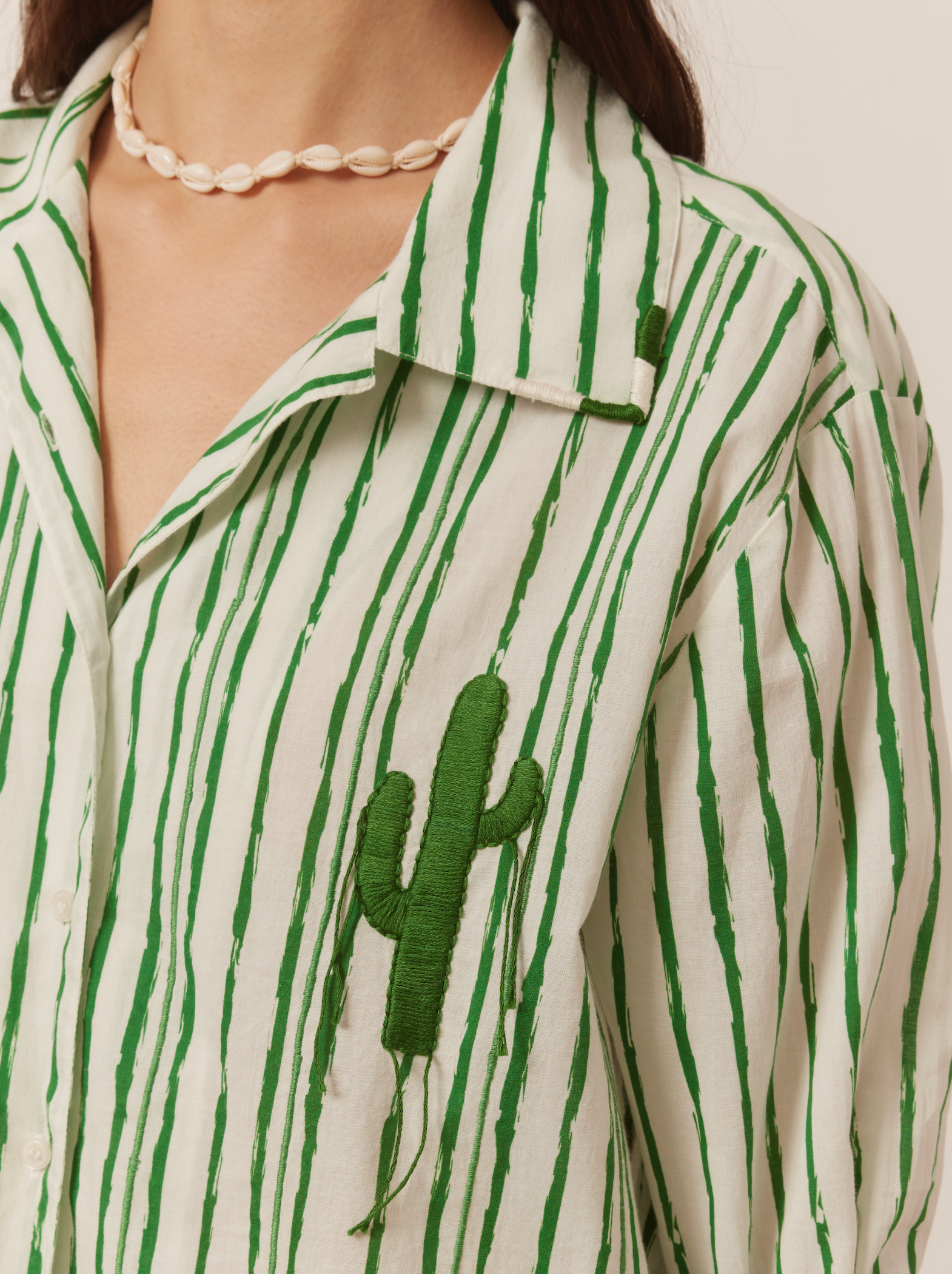 Stripe shirt tunic