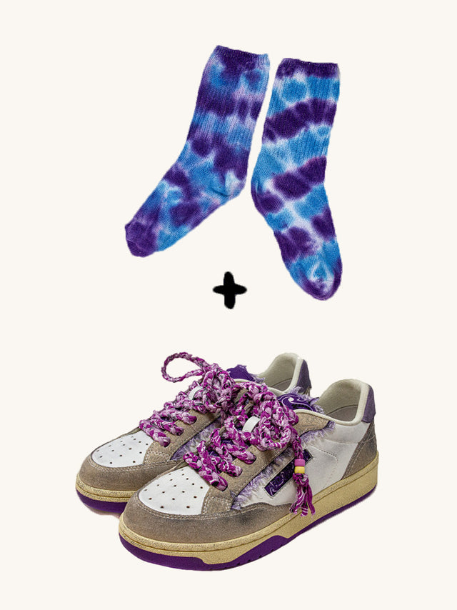 Pack sneakers violet