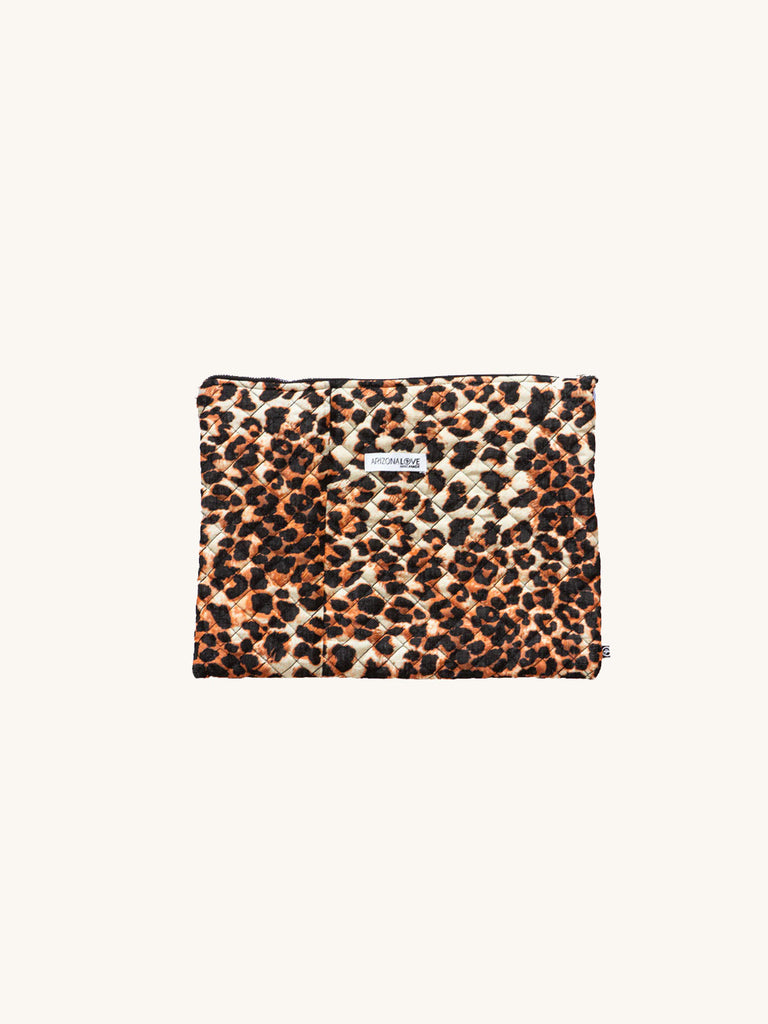 Bandana Quilt Pouch Leopard