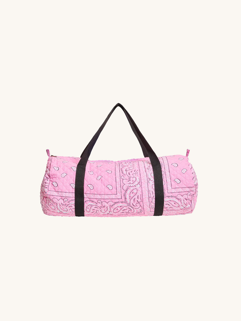 Sac bandana matelassé rose