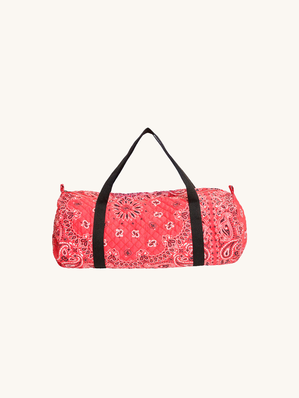 Sac bandana matelassé rouge enfant