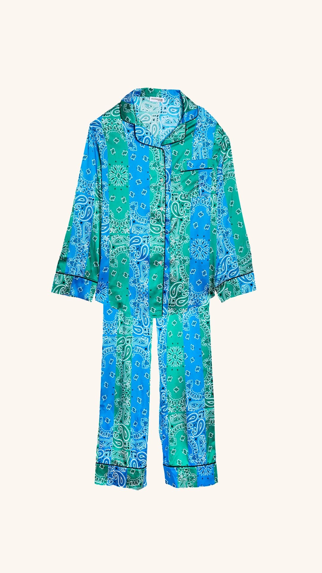 Comfy set blue silk