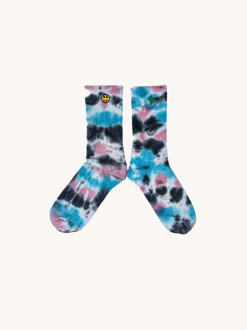 Chaussettes Tie & Dye Bleues