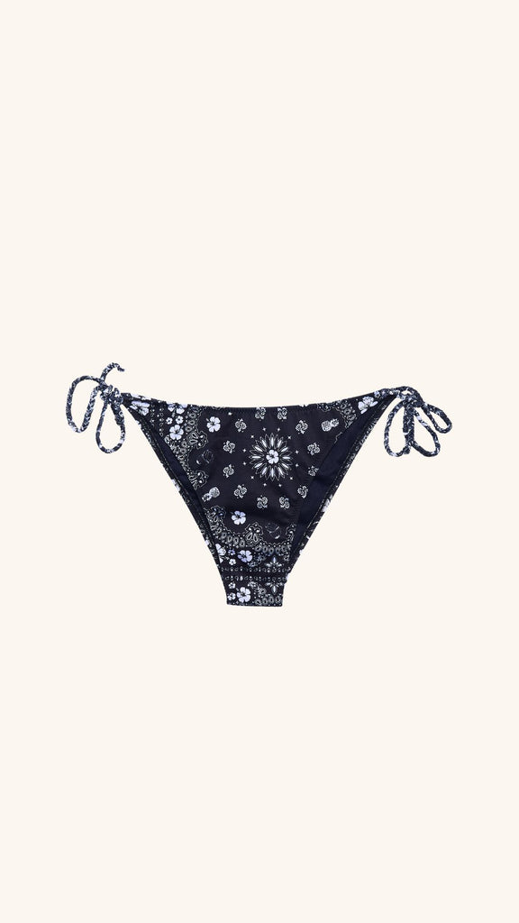 POSITANO BOTTOM BLACK BANDANA