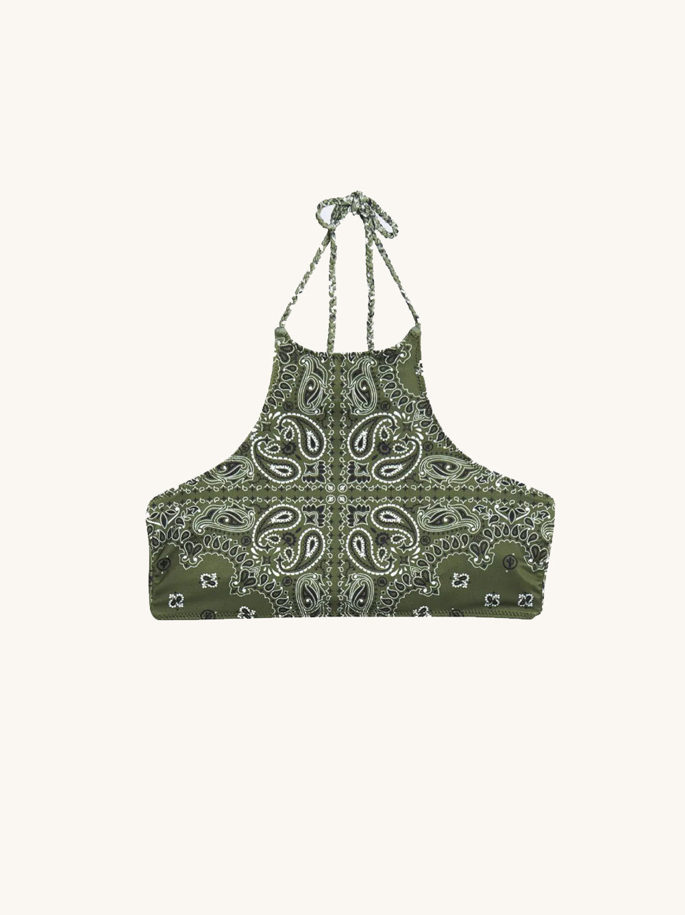 Positano bikini top kaki