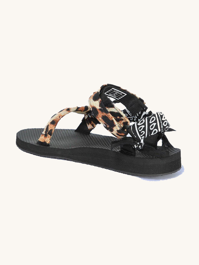 Trekky imprimé leopard bandana noir