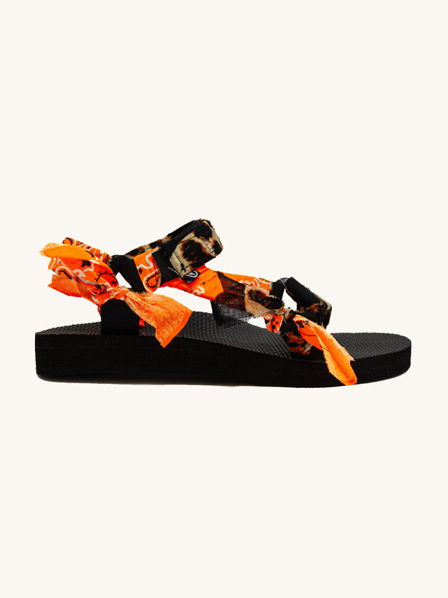 Trekky bandana leopard & orange