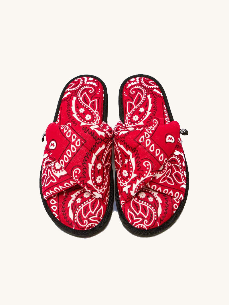 VEGAS SLIDE RED BANDANA