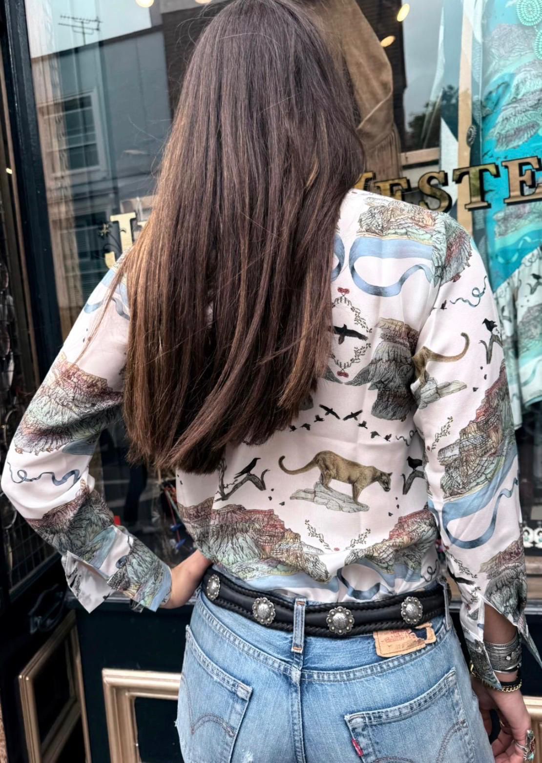 Mountain Lion White Shirt