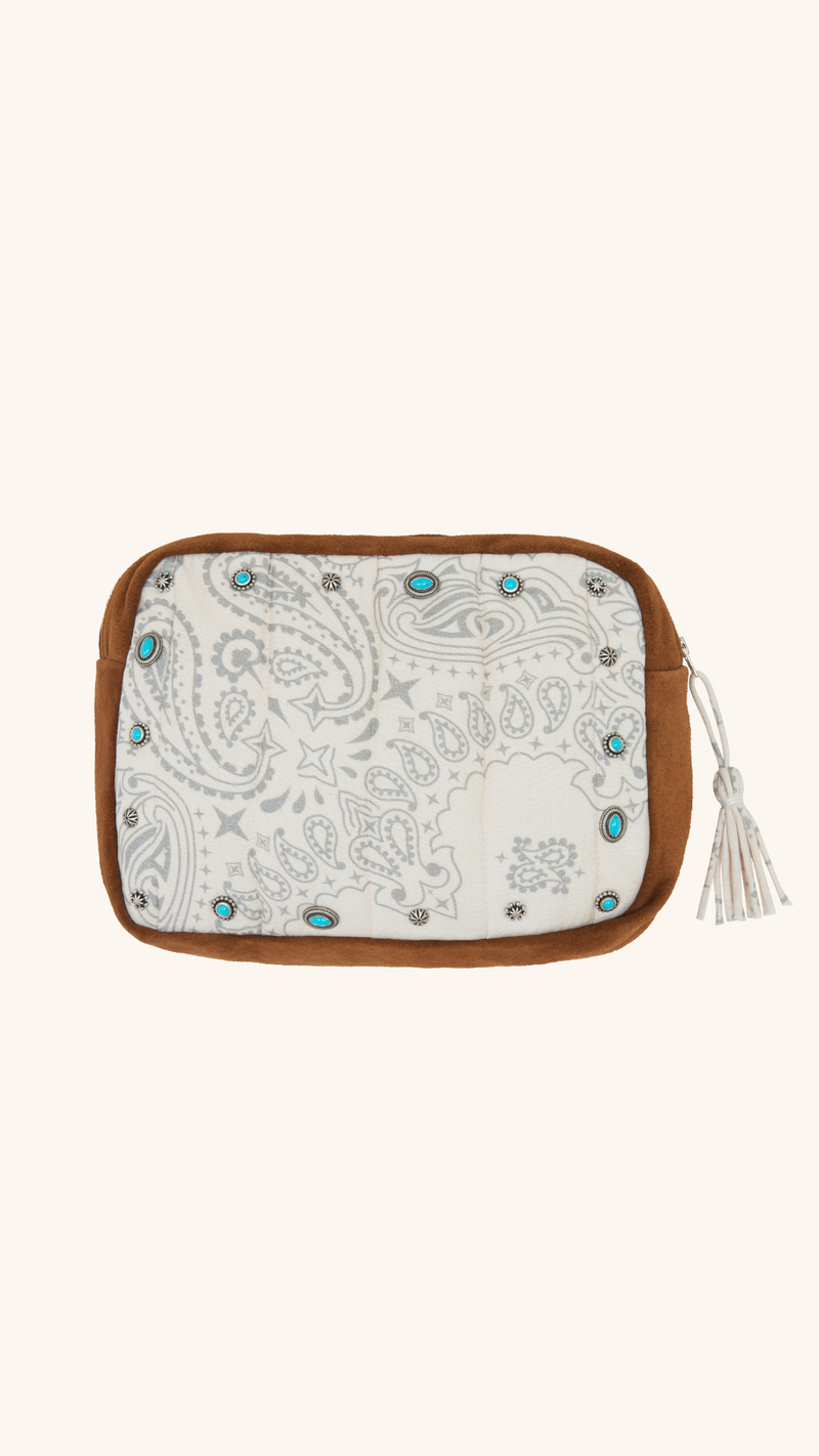 Pochette bandana crème