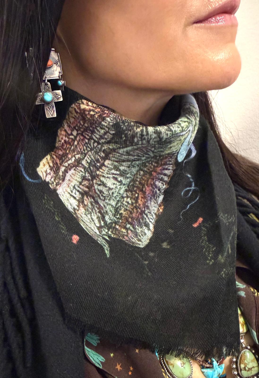 Foulard Bandana Canyon cachemire multi