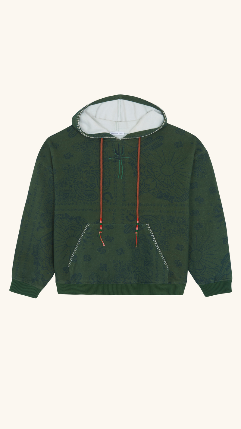 Green hoodie