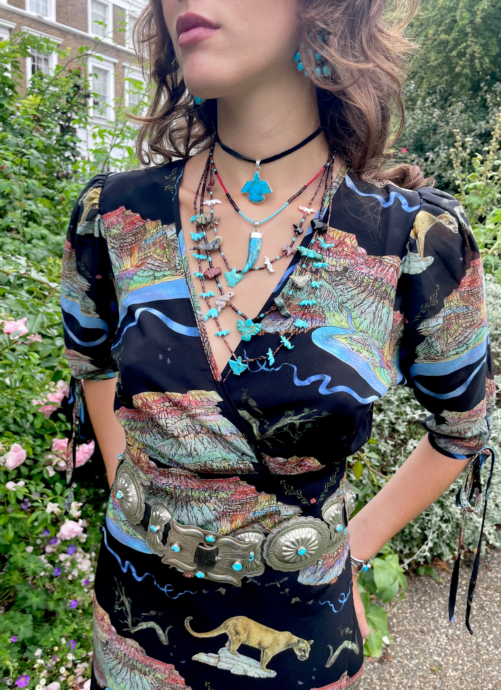 Robe portefeuille en soie 1