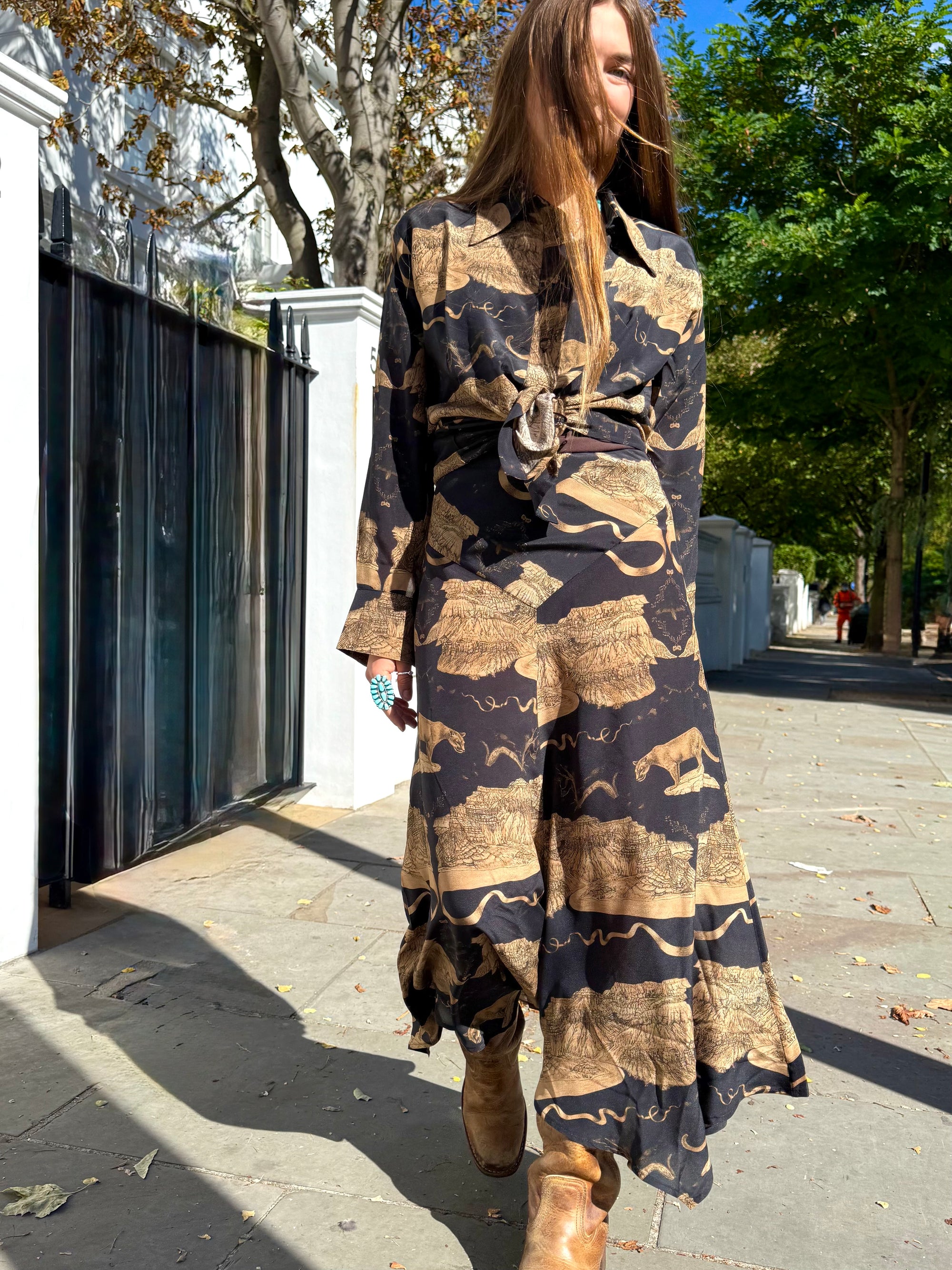 Chemise Lion montagne