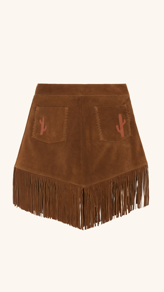 SUEDE SKIRT