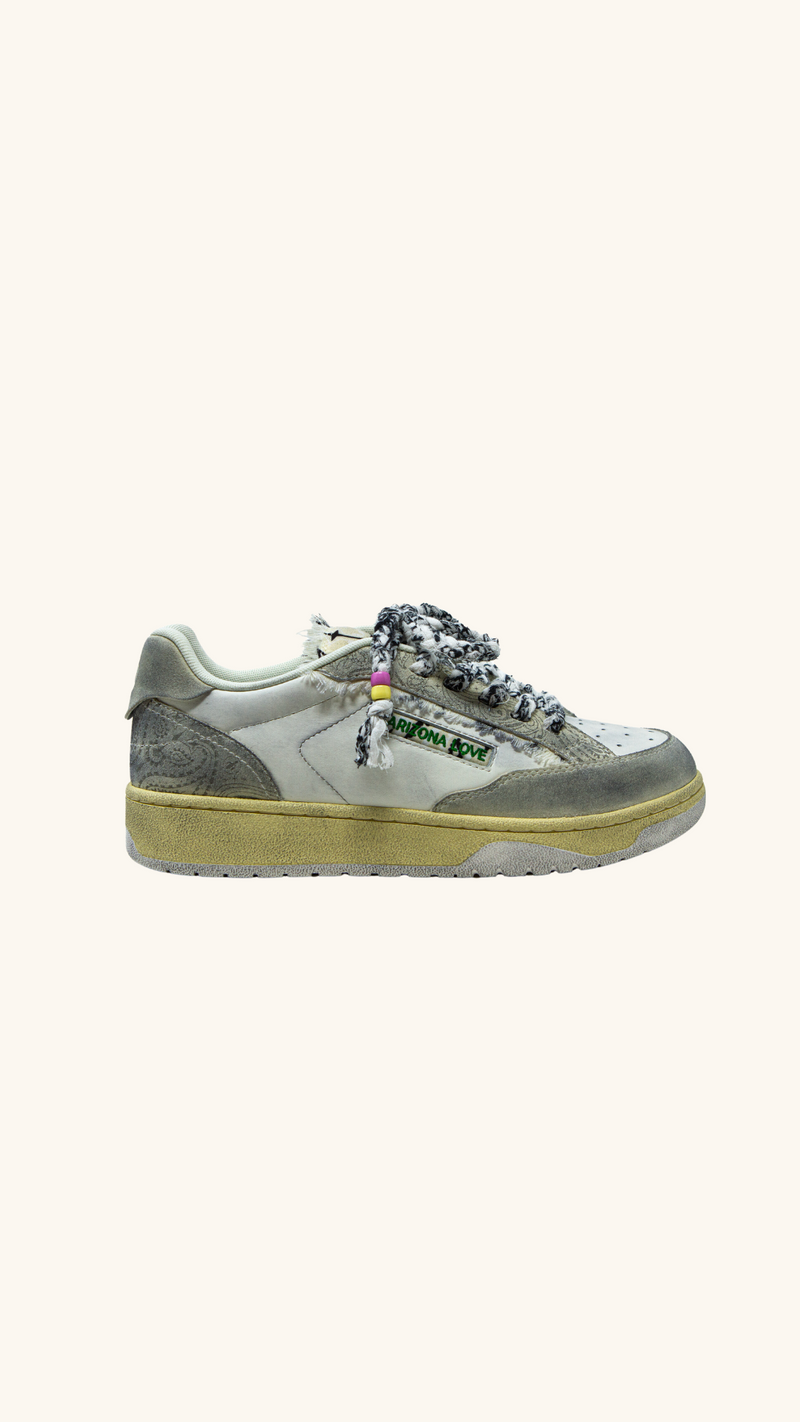 Baskets Venice en daim gris