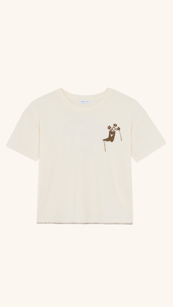 TEE-SHIRT SANTIAG CREME