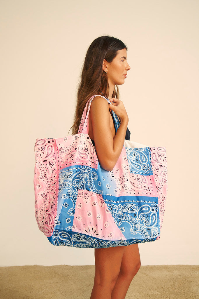 Arizona Love Bandana Tote Bag - Pink Totes, Handbags - WARIZ21115