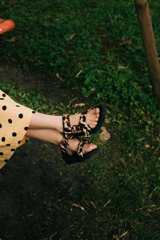 Trek-kids leopard print