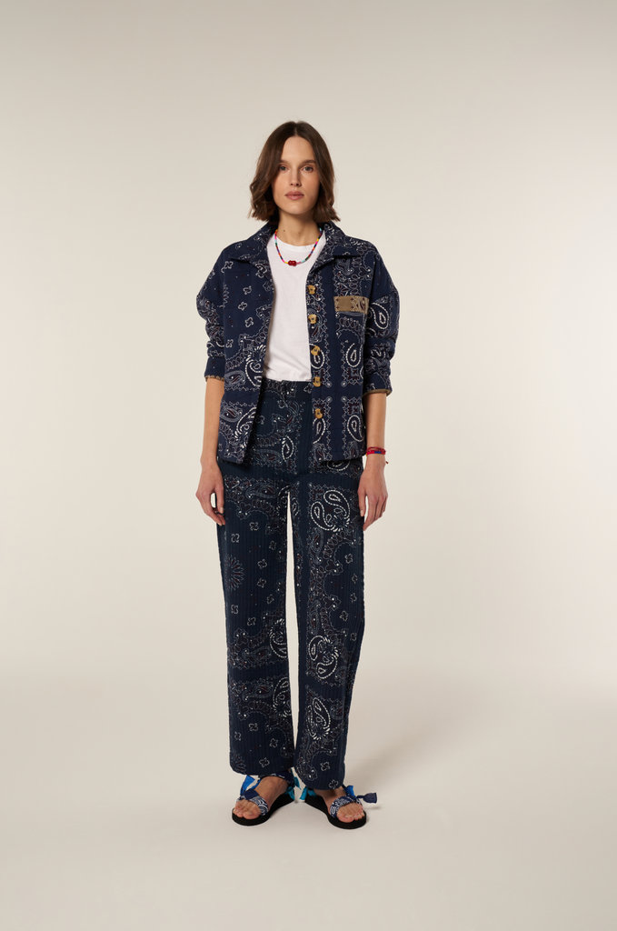 Bandana jacket top