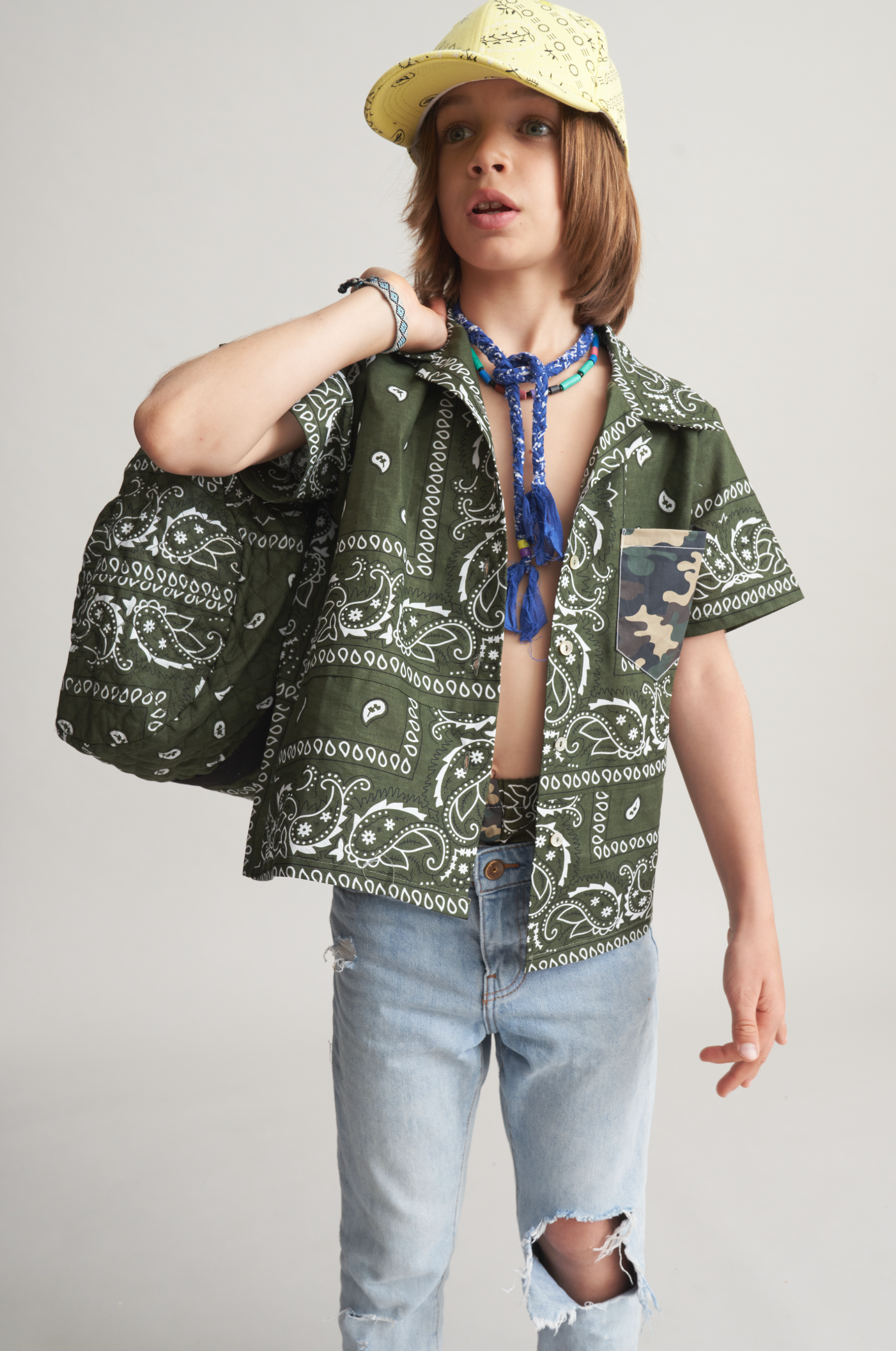 Bandana Camo Shirt Kids